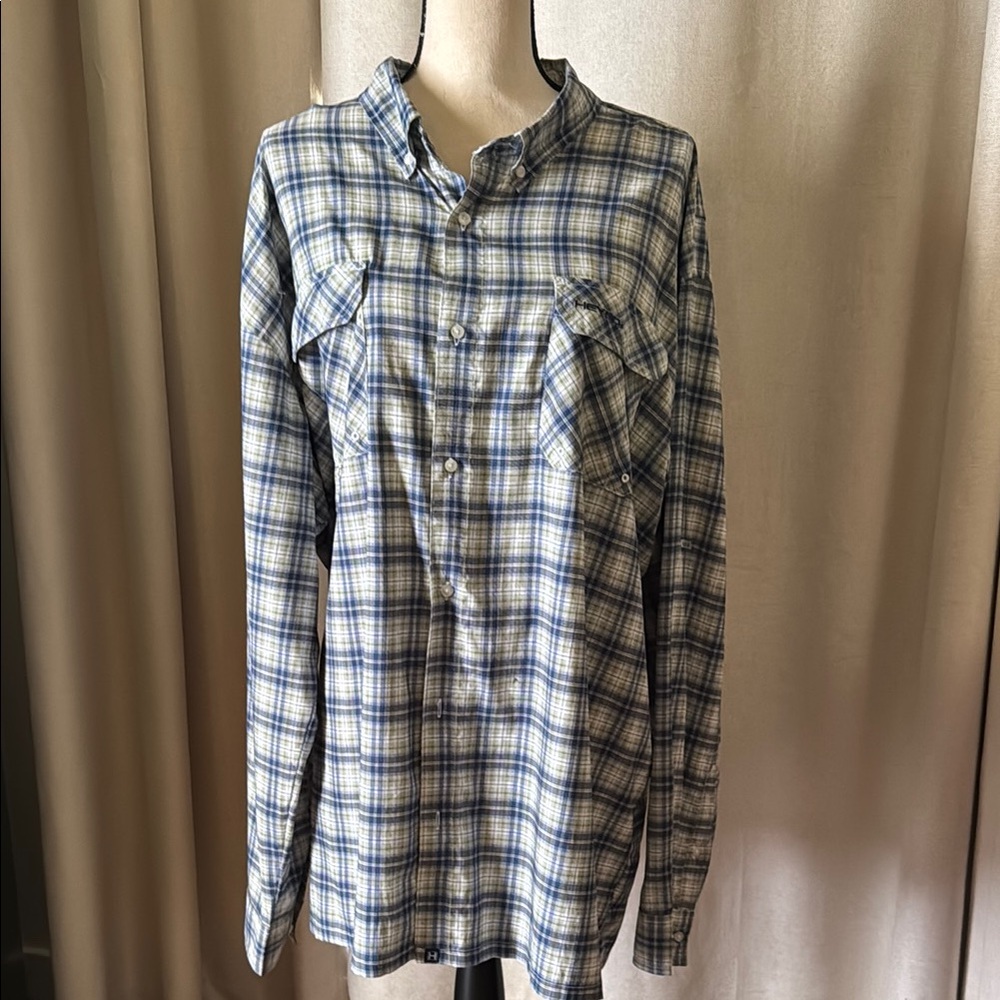 Men's HeyBo Blue Plaid Shirt